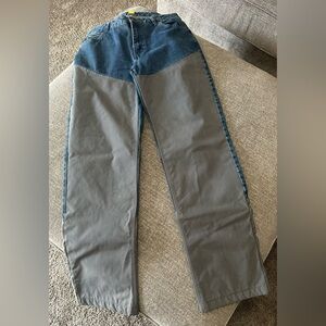 Cabela’s Bass Pro Shops Field Pants Men’s Size 34 X 34 Denim With Nylon Overlay